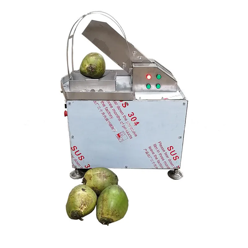 Fully Electric And Automatic Cut Coconut Machine Coconut Cutter Cutting