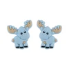 Deer Focal bead Pastel Blue SA173