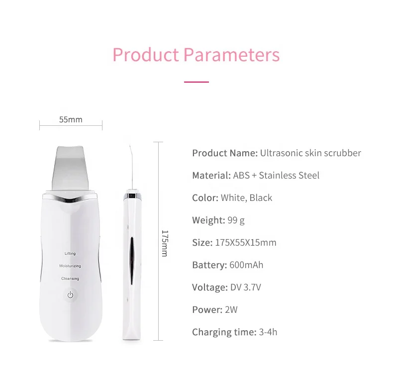 
Супер sonic зубная щётка шпатель для ультразвукового очищения кожи портативный прибор для чистки 