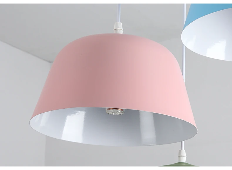 fixation modern metal round simple Industrial Wind Metal Hanging Light designer pendant lamp