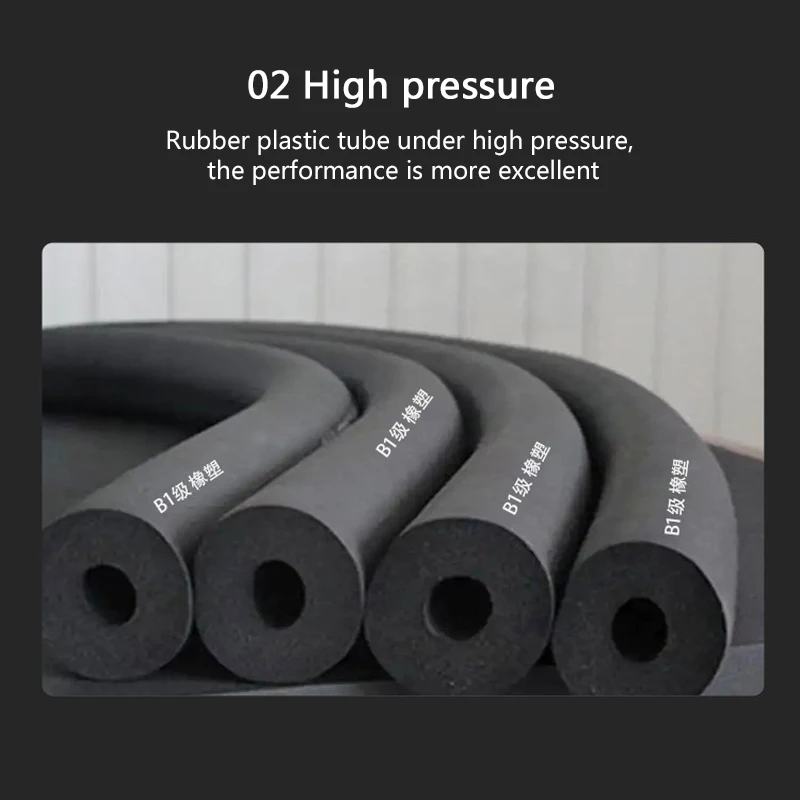 Funas Customized High Density NBR PVC Foam Round Padding Tube Hollow Foam Tubes for Safety Indoor Playground Steel Pipe Covering