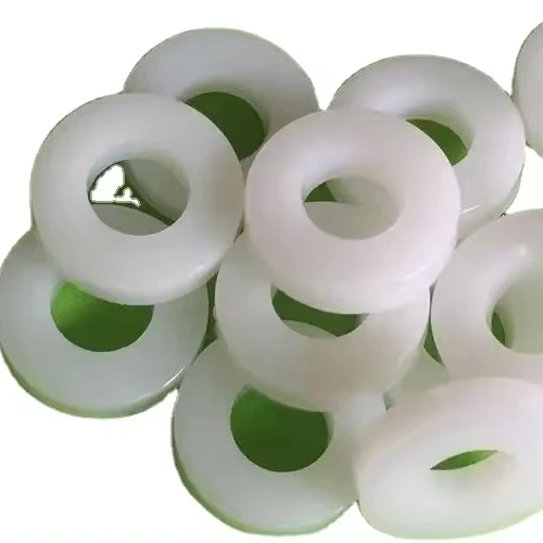 Поликарбонат белая шайба 24 мм наружный диаметр x 16 внутренний 2 длина