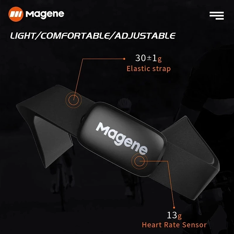 Aliexpress Magene Hrm Kardia Mobile Heart Monitor Magene H64 Chest
