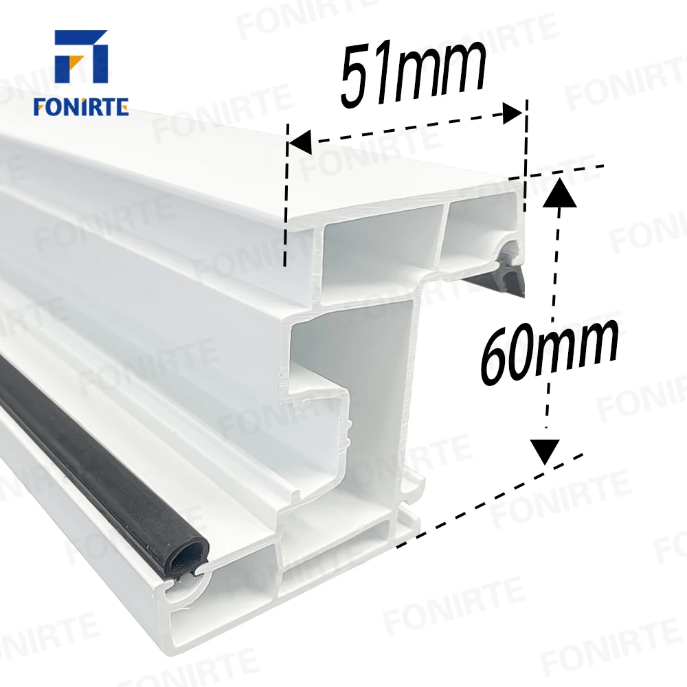 Pvc Profil F 60MM Casement Window PVC Profile - Modern Style & Durability