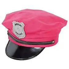 pink cop hat