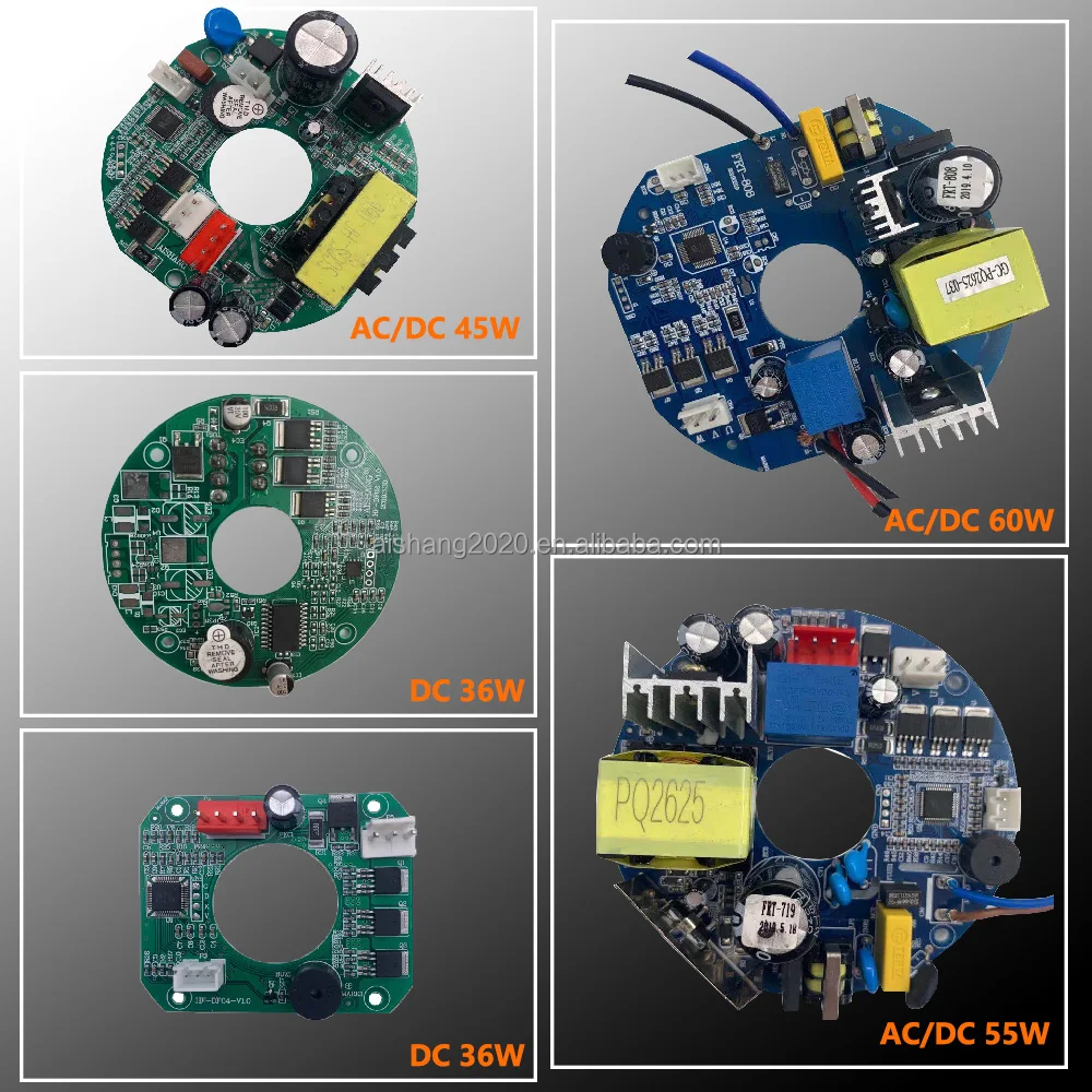 Aishang W U Shape Bldc Ceiling Fan Control Circuit Boards With Remote Cable Ac Dc Ceiling Fan