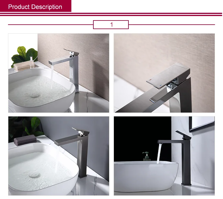 YEKALON FT-3502 Bathroom Single Level Basin Faucet Sanitary Ware Faucets