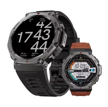 SDK OEM GPS Sport Smart Watch Touch Screen 5ATM Waterproof 1.43inch AMOLED 466*466 High Resolution BT Calling Relogio Smartwatch