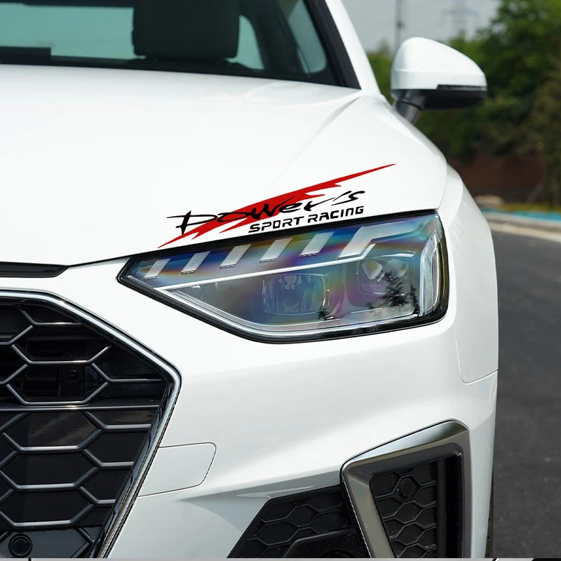 Racing Development Car Sticker Personality Trend Power's Racing Sports Sticker Car Reflective Waterproof Decal Car Decorative