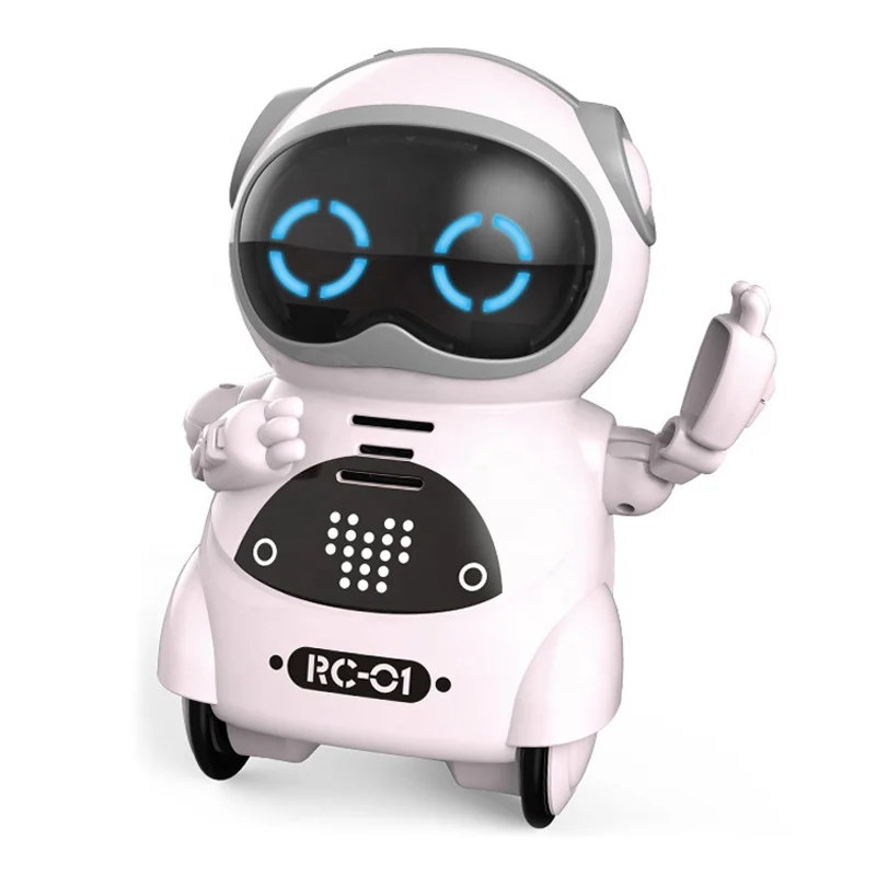 939A RC Pocket Robot Singing & Dancing Intelligent B/O Humanoid Robot Toys with LED Lights for Kids