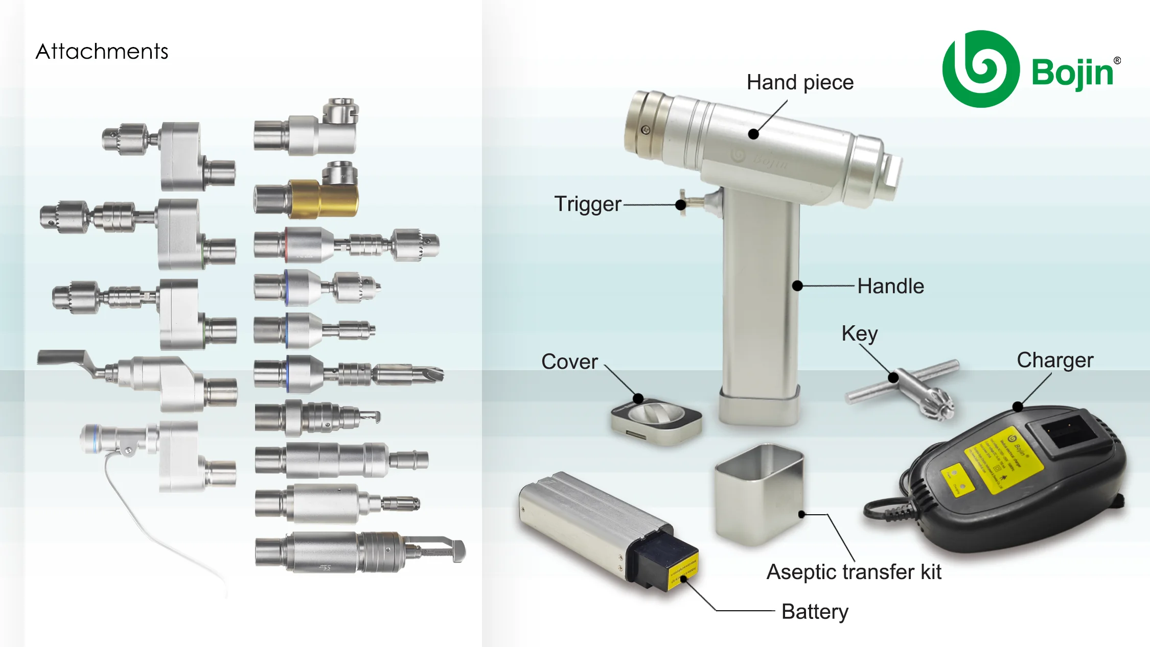 Bojin SYSTEM 2000 Orthopedic Power Tool BJ2110 Torque Limiter Attachment-Multifunctional