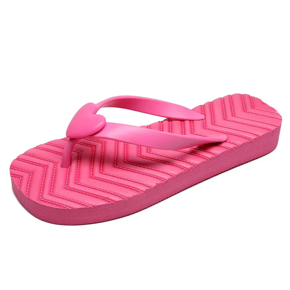 Women's Kawaii Flower Flip Flops Trendy Soft Sole Wear Resistant Pillow