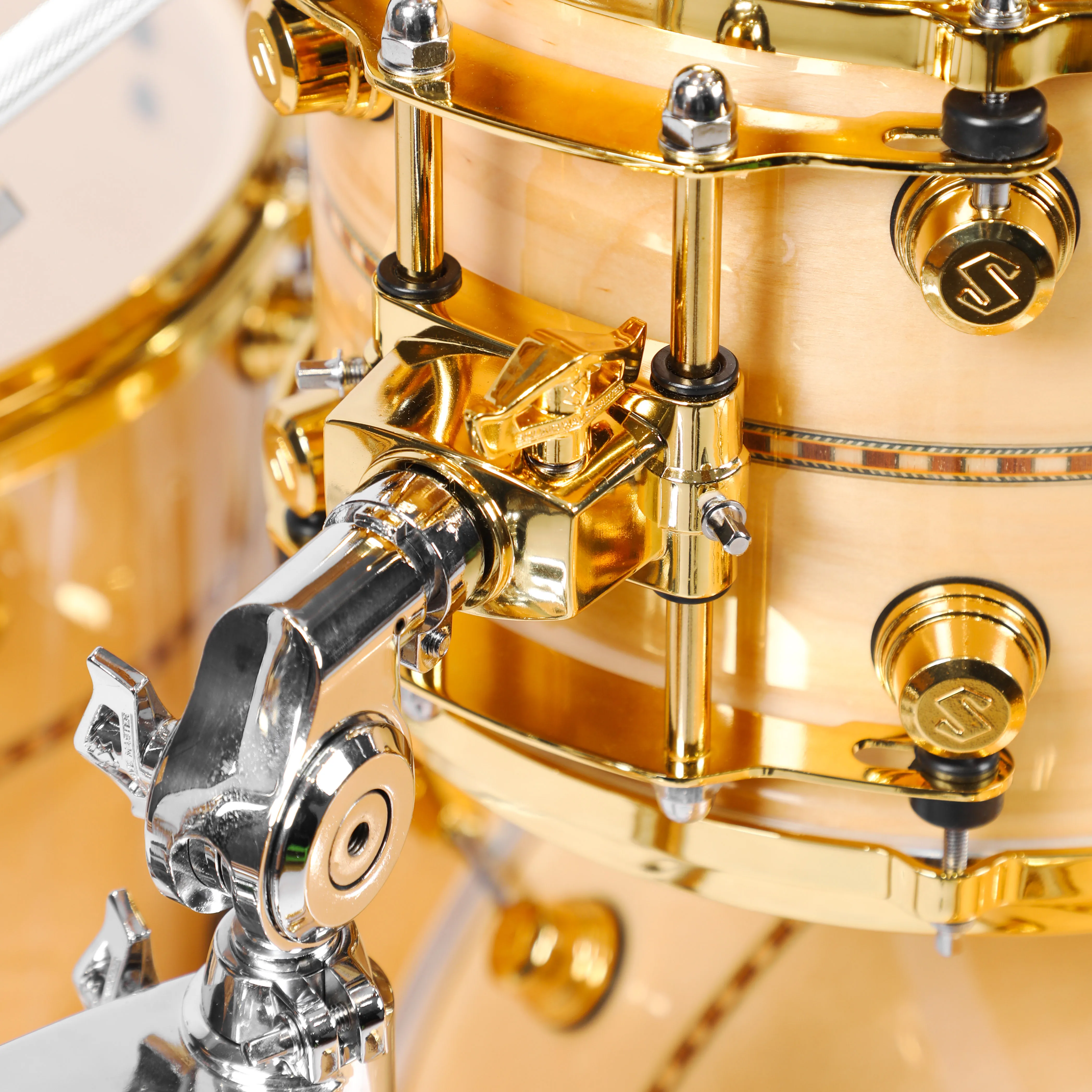 High-End Glory Sound-Maple Drum Set Handmade Steel Chamber for Studio ...