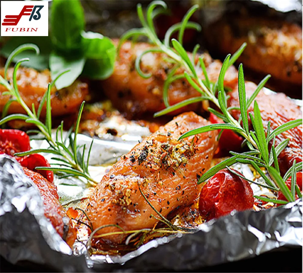 Heat Resistant Wrap Kitchen Cooking Aluminum Foil Roll Chocolate Wrappers Food Grade