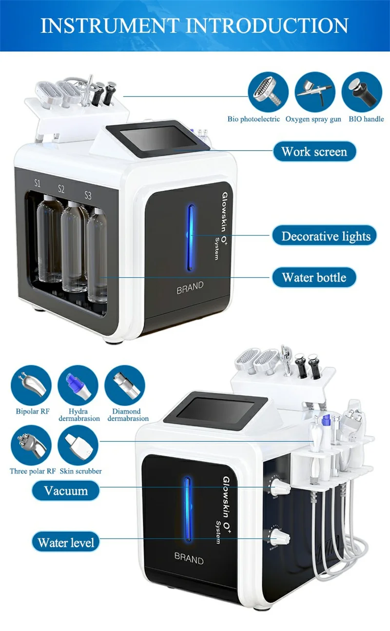 2023s Hot Sale 10-in-1 H2O2 Hydra Dermabrasion Deep Cleaning Oxygen Jet Microdermabrasion Aqua Peeling Beauty Machine