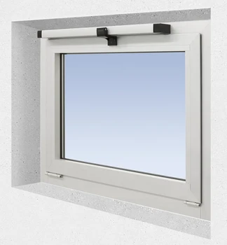 EX-factory Australia market window manufacturers supply double glazing aluminum chain winder awning windows