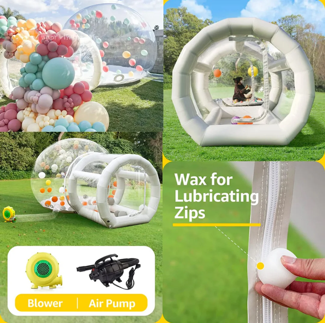 Transparent Inflatable Bubble Dome Ballon Tent Dome Event Tent Glamping ...