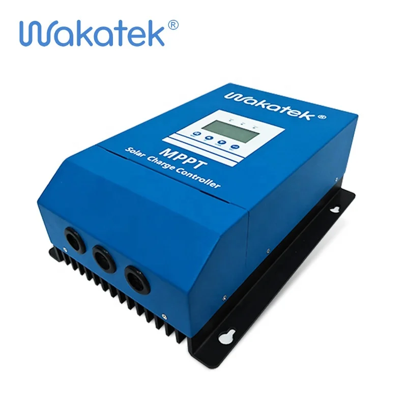 WAKATEK  MPPT Solar Charge  Controller 60a 100a 120a Ac Dc Hybrid Solar Charge Controller