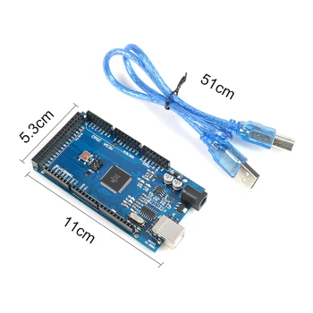  ELEGOO MEGA R3 Board ATmega 2560 + USB Cable Compatible with  Arduino IDE Projects RoHS Compliant : Electronics