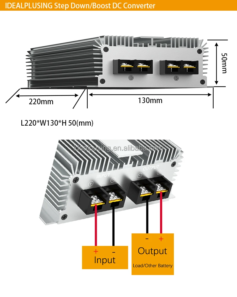 Customized for Electric Vehicles Dc Dc Converter 48v to 12v  100a Dc Converter Buck Module