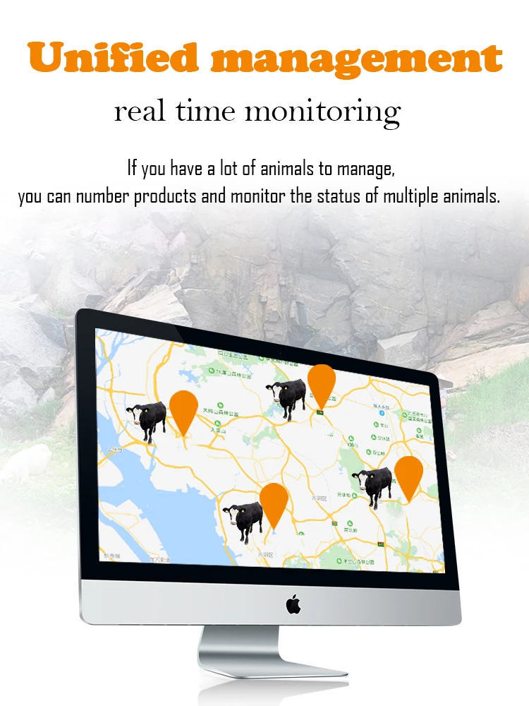 Waterproof Solar Powered Gps Tracker For Cow Cattle Sheep Livestock