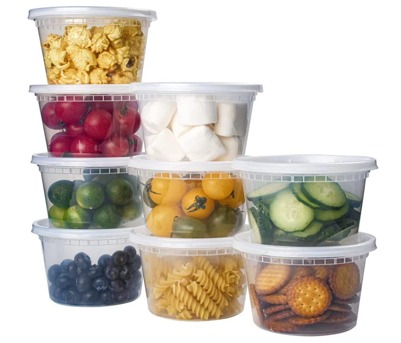 Good Quality 16oz Deli Containers With Lids Plastic Storage Containers