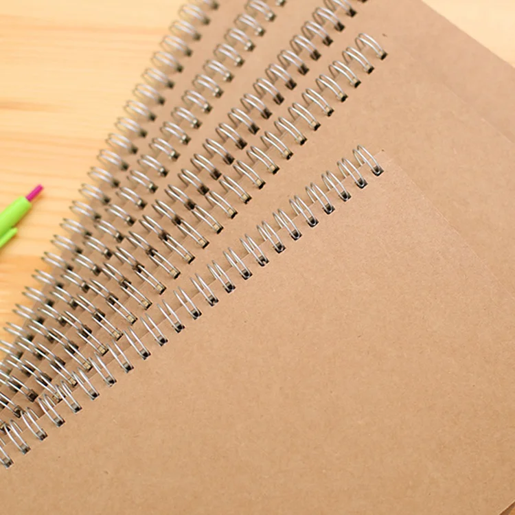 Wholesale Custom Hardcover Bulk Notebook A6 A5 A4 A3 Size Kraft Paper