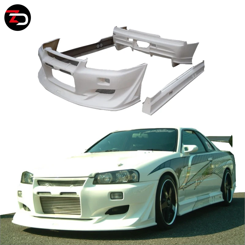VS Style Body Kit for Nissan Skyline R34 Coupe 1998-2008