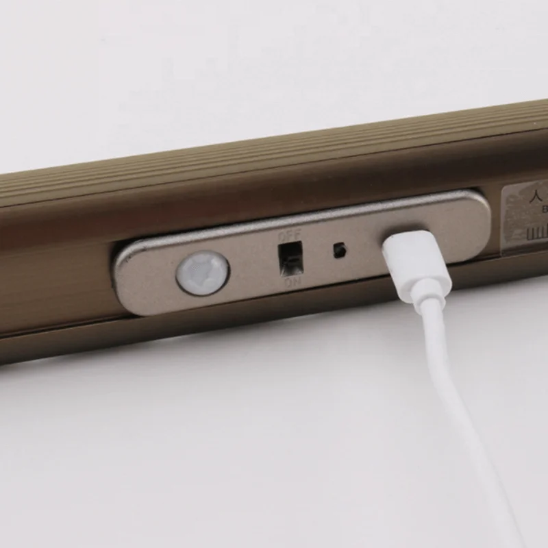 Battery Motion Sensor LED Closet Light USB Recharging Wardrobe Closet Lighting