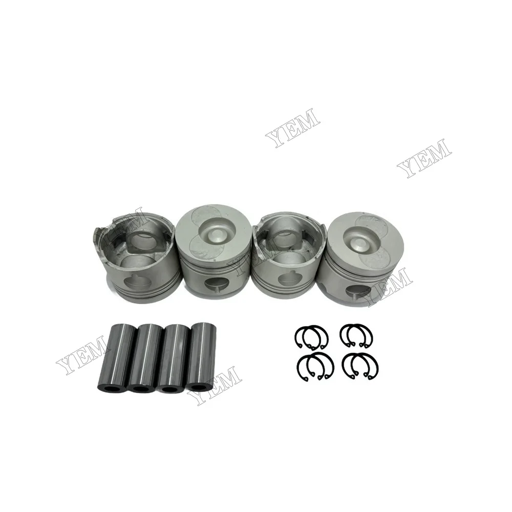 For Isuzu 4JA1 Piston Kit Engine Parts Replaces 6
