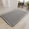 Polyester-cotton waffle pattern - minimalist gray