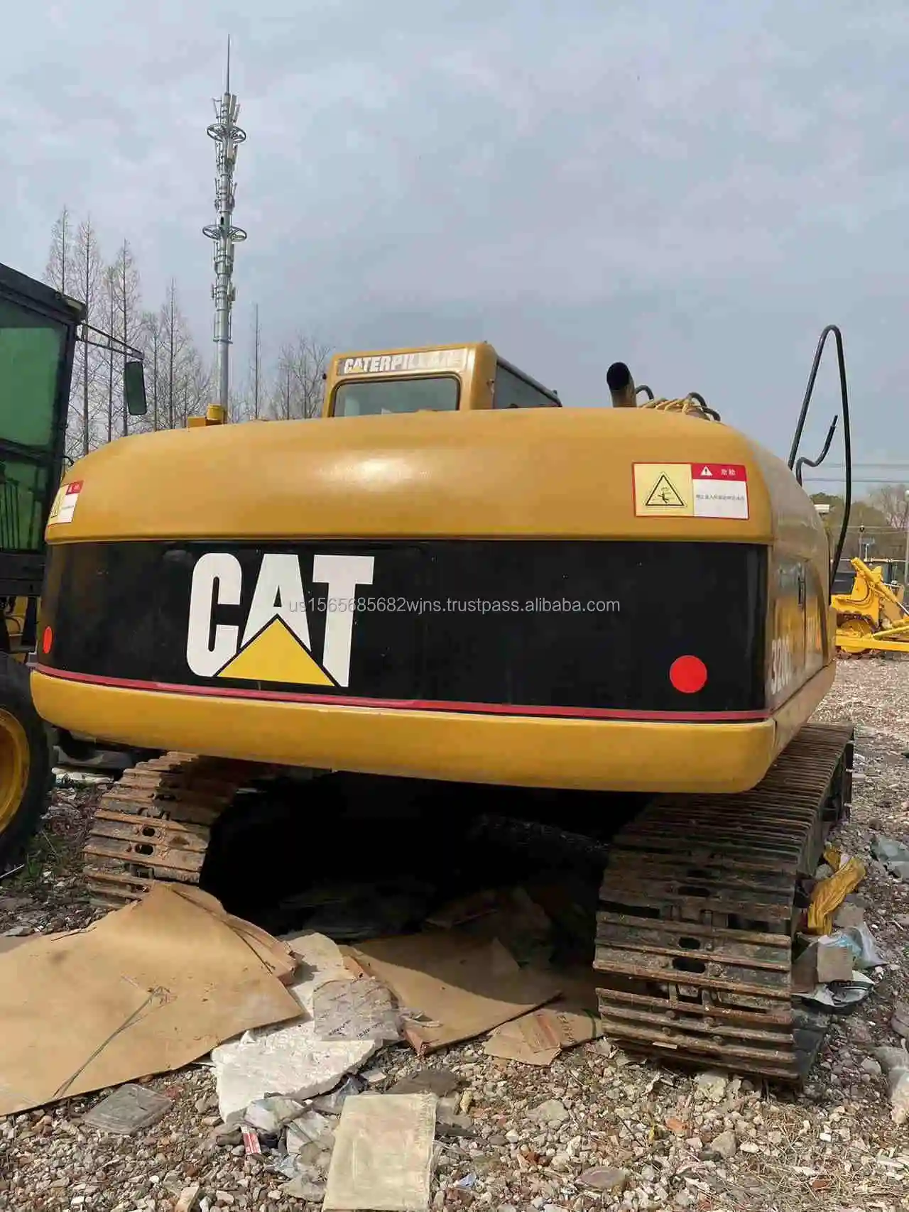 Japan Original Used Cat 320cl Crawler Excavator 20 Ton Caterpillar 320 Cl Excavadora With Big 7452