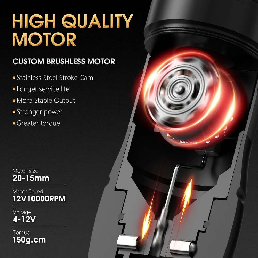 Ambition Vibe Max Tattoo Pen Machine - Professional & Wireless