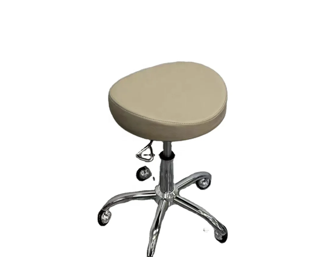 New Style Leather Saddle Stool Spa Pedicure Stool Nail Technician Chair