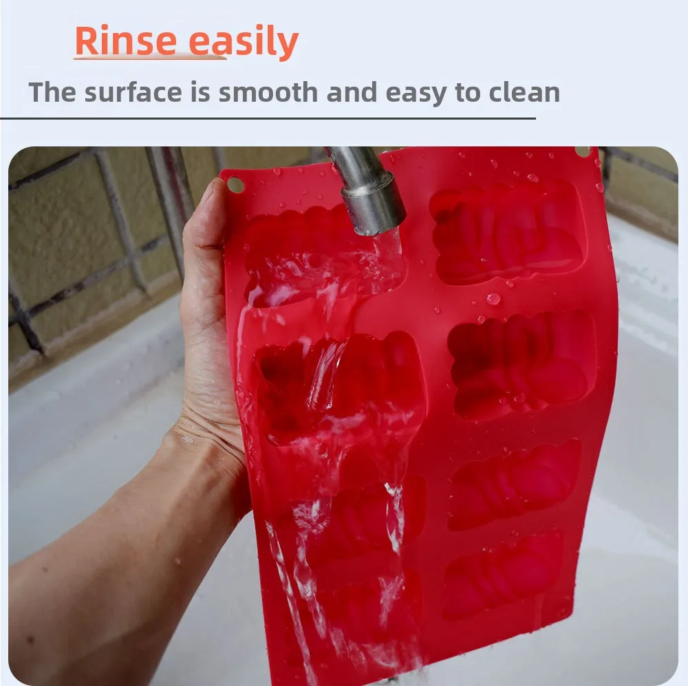 8-Grid Love Letter Silicone Mold Handmade Soap Squishy & Mousse Cake Tools for Baking & Crafting manufacture