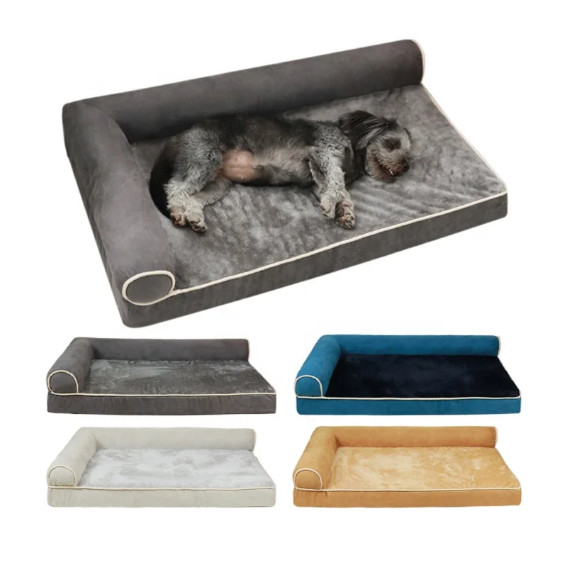 Best sale Plush Orthopedic Sofa Memory Foam Dog Bed Frame for Dogs & Cats