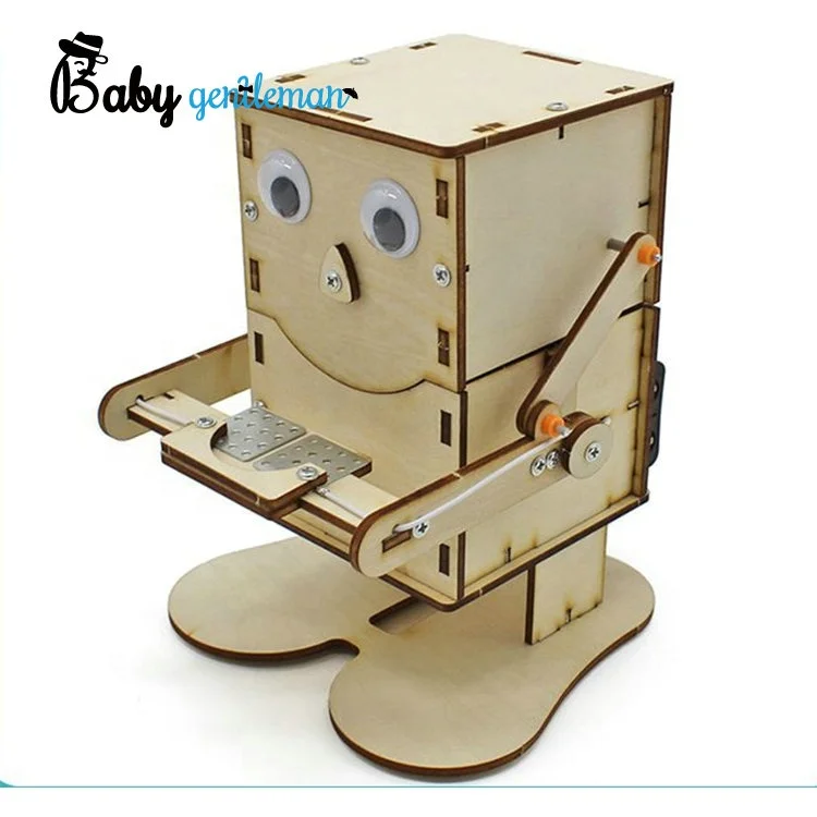 Moneda De Madera Educativa Para Niños,Robot De Juguete Para Comer,Modelo De  Ciencia Hecho A Mano,Z04058g - Buy Moneda Comiendo Robot De Juguete,De  Monedas De Madera Comer Robot De Juguete,Moneda Comiendo Robot De