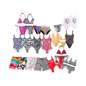 2026 Women's Luxury Bathing Suits Famous Designer Brands Custom Made Retro Style Bikini Push Bra High Waist Bottom XS Custom