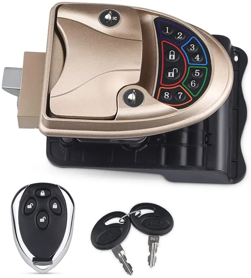 Rv Keyless Entry Door Lock Handle Latch 