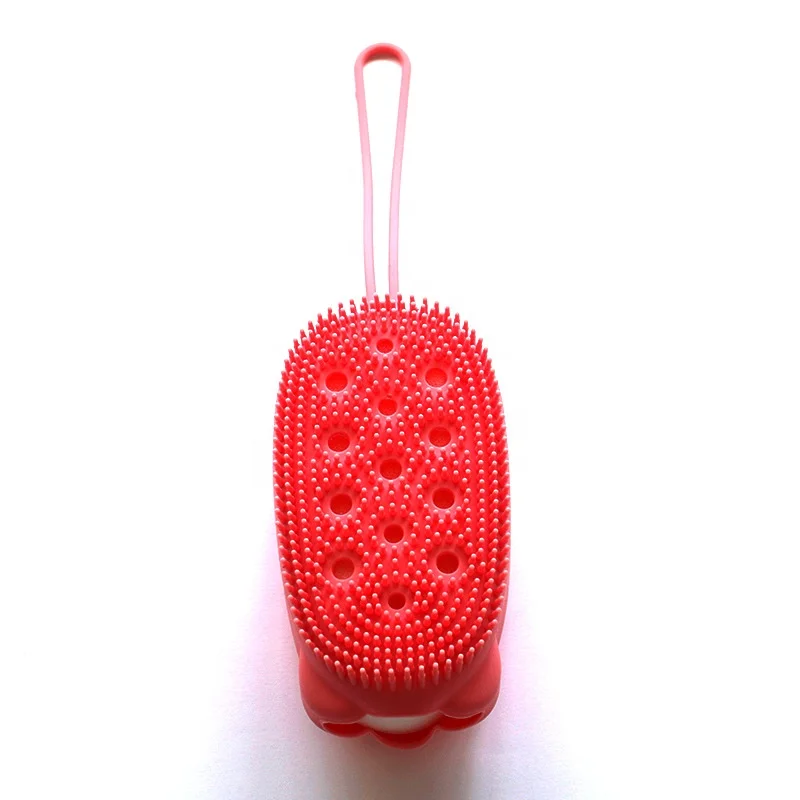 New Creative Double-Sided Shower Brush Massage Brush Silicone