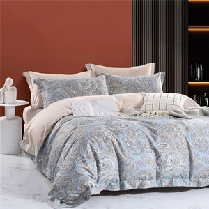 KOSMOS Customize Designs Bed Sheets Printed 4 Pieces with Pillowcase Cover Flat Bed Single and Double