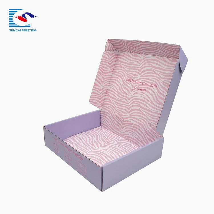 Fashionable Designing Corrugated Shipping Boxes for Lashes Packaging