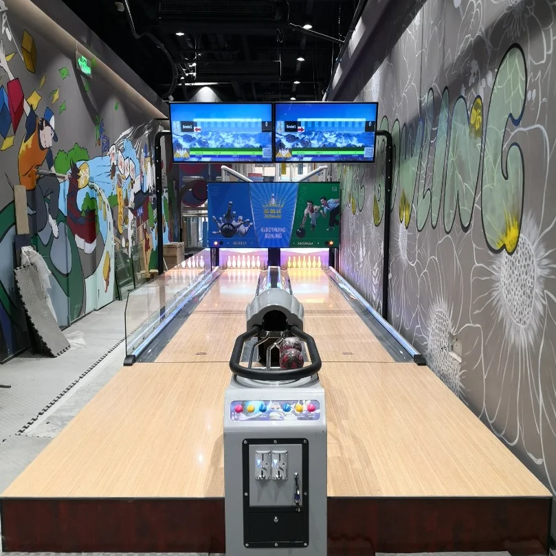 Internet Cheapest Adult Bowling Alley Coin Operated Game Machine Arcade Game Complete Set Hot Sale With Door Install