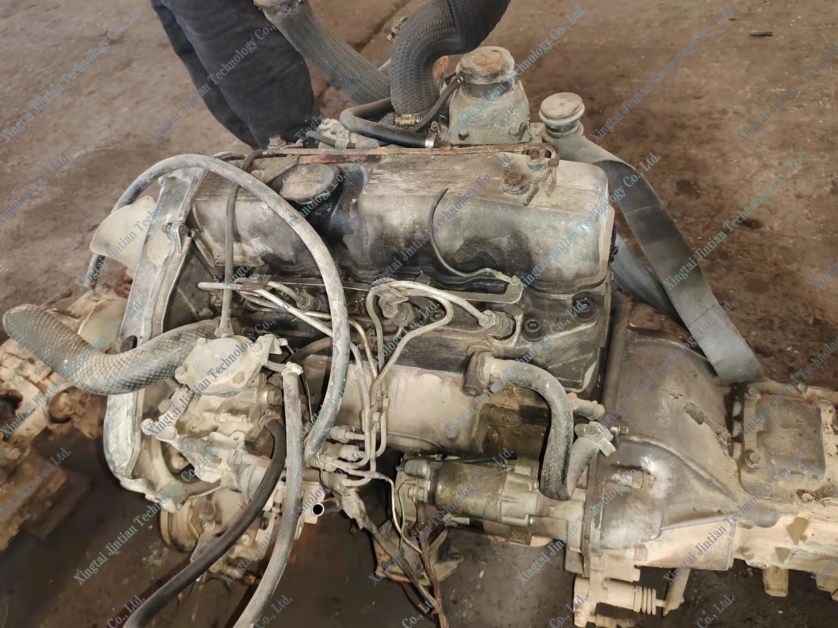 Used Diesel Turbo Engine 4D56 With 4WD Gearbox for Pajero L200 L300
