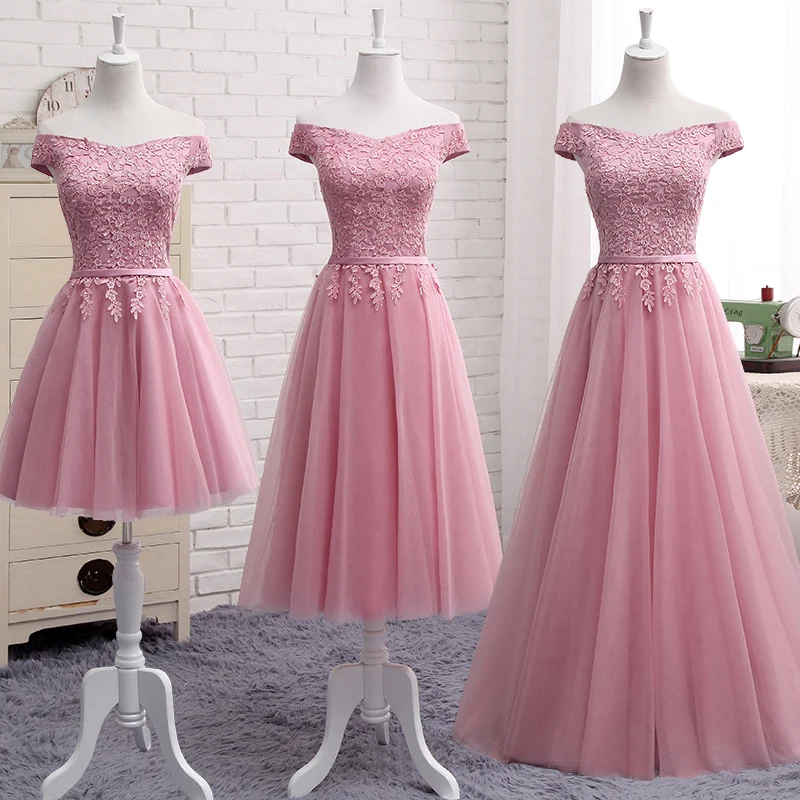 pink champagne color dress