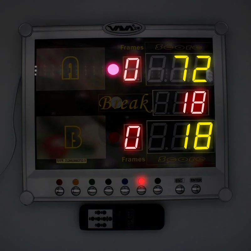 電子LEDデジタルスヌーカー & ビリヤードビリヤード台スコア