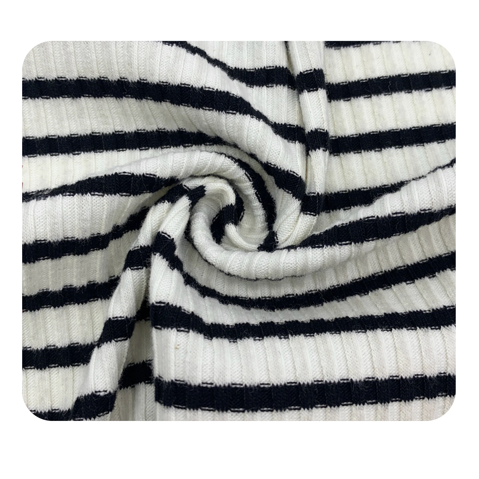 Super Soft  Rayon Stretch Knitted Custom Printed  French Rib Fleece Hacci Brushed Sweater Fabric for Clothing