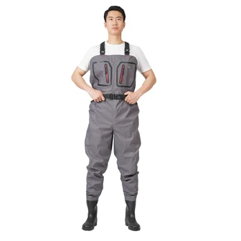 High quality Fishing Waders Waterproof Hunting Chest Wader with Bootfoot Belt Breathable for Men Women