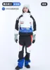 Vestito samurai bianco e nero