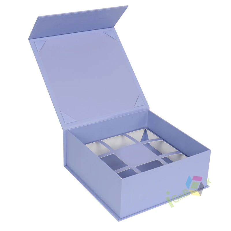 White Packaging Gift Boxes Insert Envelop Box Packaging with Paper Dividers